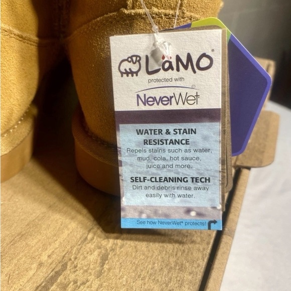 Lamo Tan Ankle Boots with Plush Lining - Picture 8 of 12